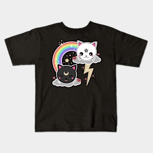 Kawaii Love Cats Kids T-Shirt